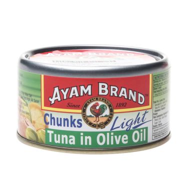 Jual Ayam Brand Tuna Light Chunk In Olive Oil [185 g] Online - Harga