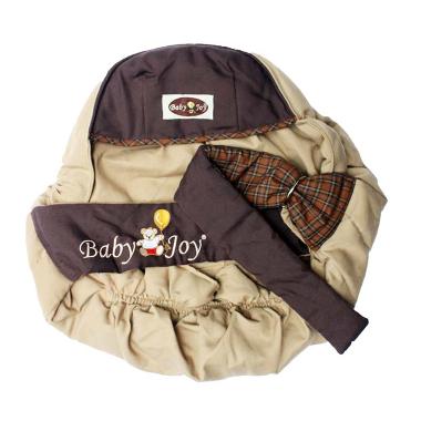 Baby Joy Topi Bordir Over All BJG200100 Coklat Gendongan Samping