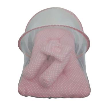 Babybess Kasur Lipat Kelambu Baby Pink