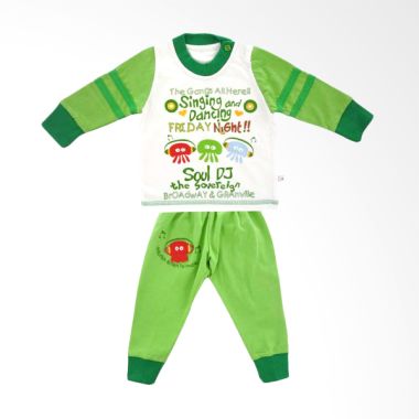 Tatami Soul DJ Piyama Panjang Hijau Baju Tidur Anak Tatami Soul DJ Piyama Panjang Hijau Baju Tidur Anak