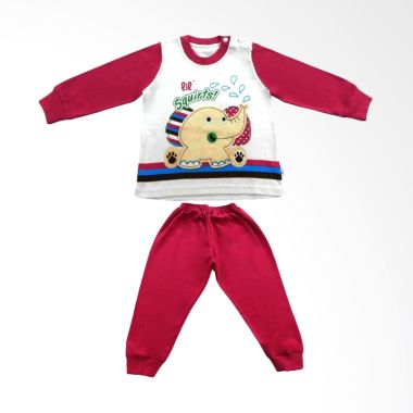 Tokusen Lil Squirts Piyama Panjang Pink - Baju Tidur Anak Tokusen Lil Squirts Piyama Panjang Pink - Baju Tidur Anak