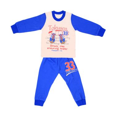 Tokusen Piama Shoes 33 Biru Baju Ti ...