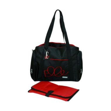 Elle Diaper Shoulder Bag Black Tas ...