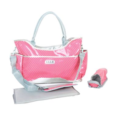 Elle Polkadot Diaper Sling Bag Pink ...