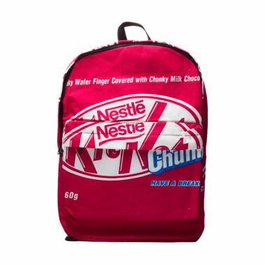 jual barbarockfashion tas ransel kitkat merah jual barbarockfashion tas ransel kitkat merah