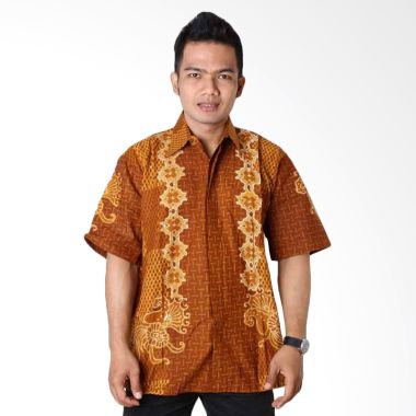 Batik Distro Kemeja Pendek Pola Rom ...