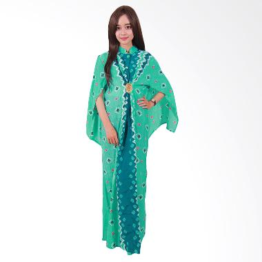 Batik Putri Ayu Solo Batik C2 Cape Gamis - Hijau