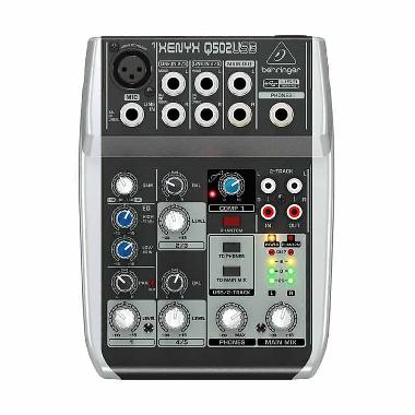 Behringer Q-502 USB Mixer Audio