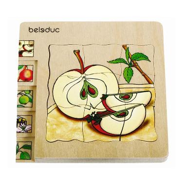 Beleduc Layer Puzzle "Apple" Mainan Anak Combine