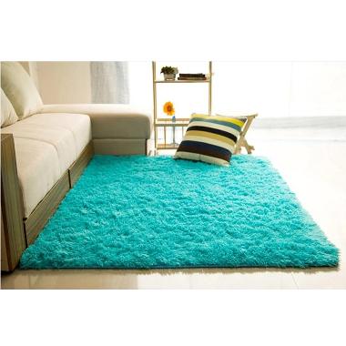 Best Furniture Carpets Anti Skid Ka ... - Biru Muda [80 x 120 cm]