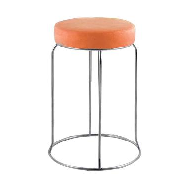 Best Furniture Sapporo Kursi Baso Besi Bulat - Merah