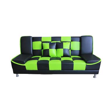 Best Furniture Wellington's Chess Sofa Bed - Hitam Hijau