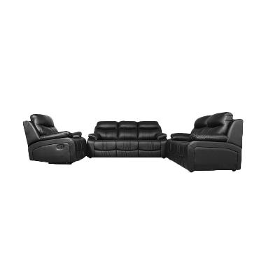 Best Furniture Wellington's 9905RC Mirage Black Set Sofa