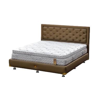 Bigland New York Hotel Platinum Bed Series Kasur Springbed [Full Set/160x200 cm/Khusus Jabodetabek] White