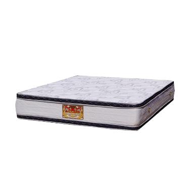 Bigland Silver Double Plus Top Kasur Springbed [Hanya Kasur/Ukuran 160 x 200 cm/Khusus Jabodetabek] 
