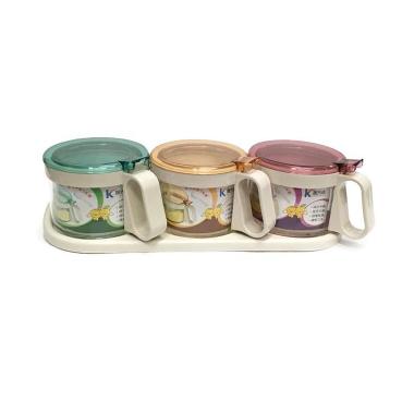 jual bistro kxd tg2503 tempat bumbu gelas bulat dan rak 3 pcs 300 ml harga kualitas jual bistro kxd tg2503 tempat bumbu gelas bulat dan rak 3 pcs 300 ml harga kualitas