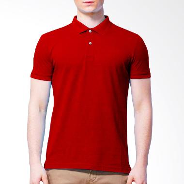 Jual BKP Kaos Kerah Basic Colour Bahan Lacost Polo Shirt