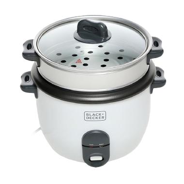 Black and Decker RC1860 - B1 Automatic Rice Cooker - Putih