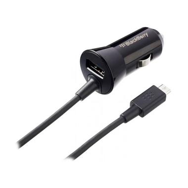 Blackberry Original Micro USB Car Charger - Hitam
