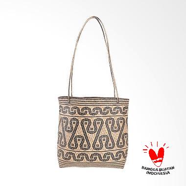 Borneo Craft Collection Tas Rotan - Natural Black TRS2