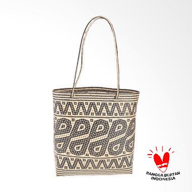 Borneo Craft Collection Tas Rotan - Natural Black TRS6