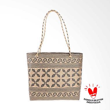 Borneo Craft Collection Tas Rotan - Natural Black TRS7