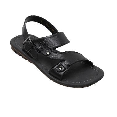 Borsa Lamere Sandal Pria - Black