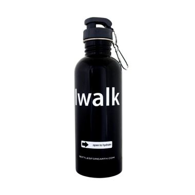 Bottles For Earth I Walk Black 750 ml
