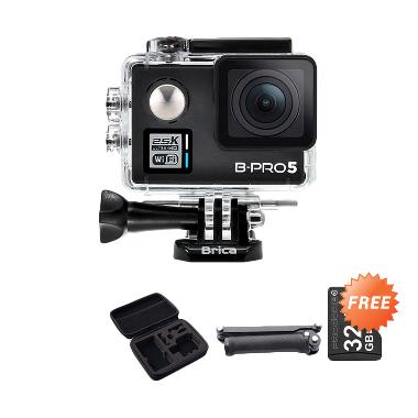 Brica B-Pro Alpha 5 Plus Action Cam ... Party 3way + Case Medium