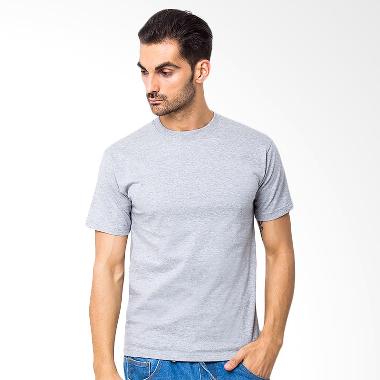 Browncola Polos Kaos Pria - Abu Misty Muda