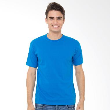 Browncola Polos Kaos Pria - Turkish Blue