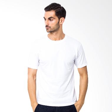 Browncola Polos Kaos Pria - White