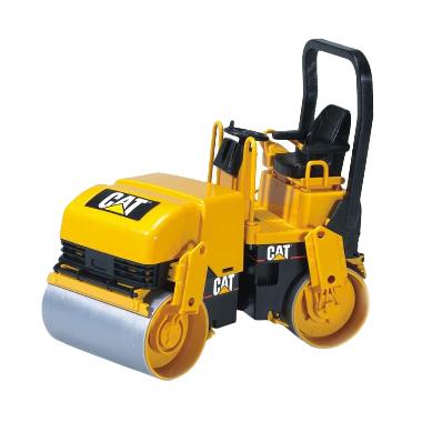 Bruder Toys CAT Asphalt Drum Compactor Mainan Anak Yellow