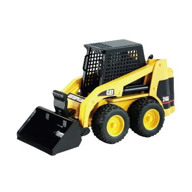 Bruder Toys CAT Skid Steer Loader Mainan Anak Yellow