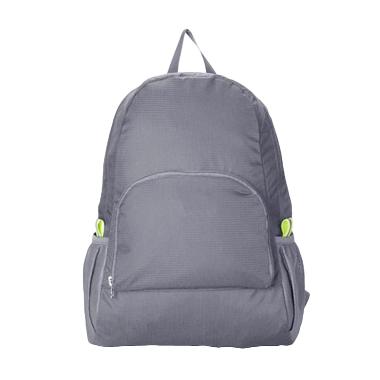 Troosbag Foldable Backpack Travel Basic Grey FB01 Ransel Lipat