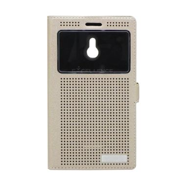 Excellence Firefly Gold Flip Cover Casing for Nokia XL