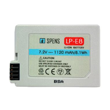 Baterai Kamera Canon EOS 550D 600D 650D 700D LP-E8 SPENS Battery