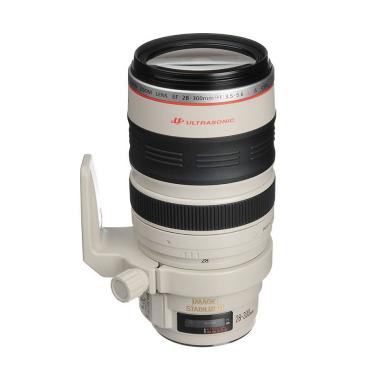 Canon EF 28-300mm f/3.5-5.6L IS USM Lensa Kamera - Hitam Putih