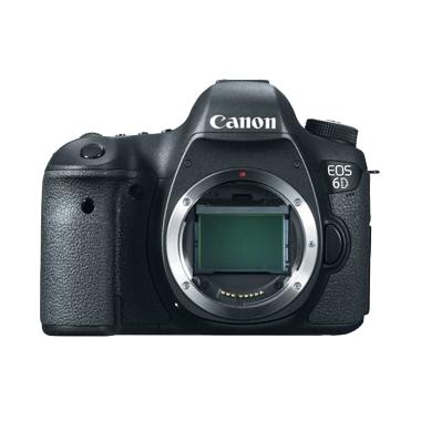 Canon EOS 6D Body Only Hitam Kamera DSLR - Free Screen + SDHC 16GB