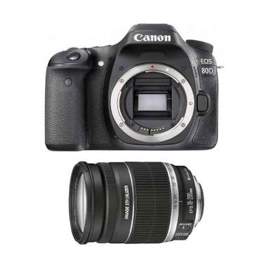 Canon EOS 80D Kamera DSLR with 18-200mm Lensa