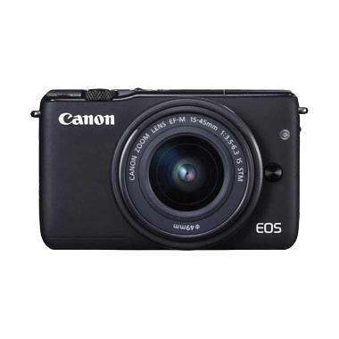 Canon EOS M10 Kit 1 15-45mm IS STM Hitam