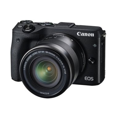 Canon EOS M3 Black EF-M 18-55 IS ST ... anDisk 16gb + Filter 52mm