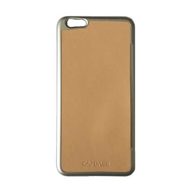 Capdase Posh Genuine Leather Silver Beige Casing for iPhone 6 Plus/6s Plus