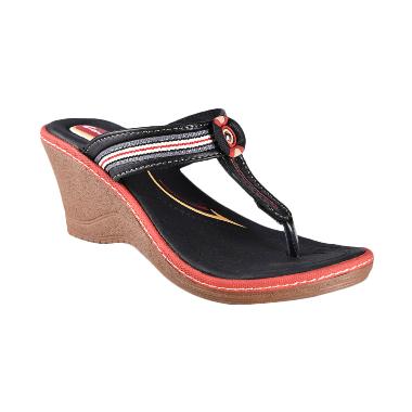 Carvil Casual Cloth 03L Sandal Wanita - Black