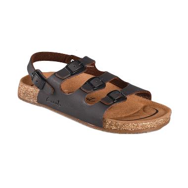 Carvil Footbed Khanza 10 Sandal Wanita - Dark Brown