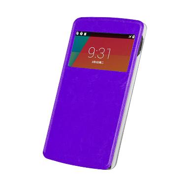 Case Flip Cover Casing for Oppo Yoyo R2001 - Ungu
