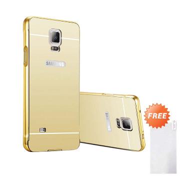 Case Aluminium Bumper Mirror Slide ... old + Free Tempered Glass