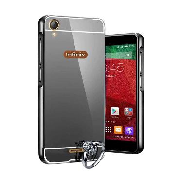 ... Mirror Backdoor Slide Rose Gold Gratis Source Case Bumper Metal Sliding Backcase Casing for Infinix Zero
