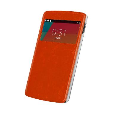 Case Flip Cover Casing for Asus Zenfone 6 - Brown