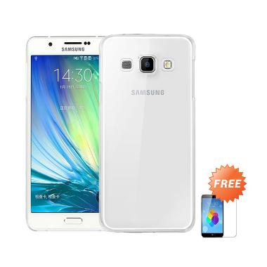 Case Galaxy Ultra Thin SoftCase Clear Casing for Samsung J5 + Free Tempered Glass